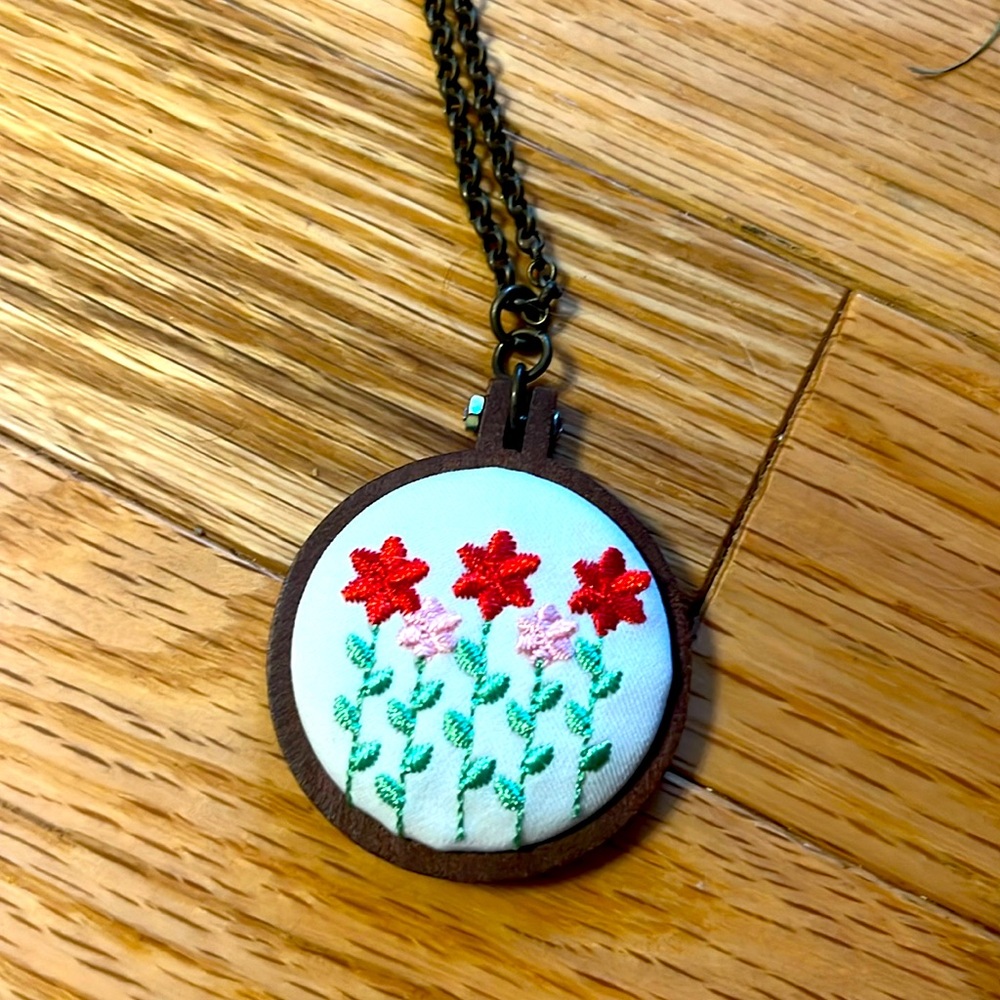 Vintage plunder necklace.